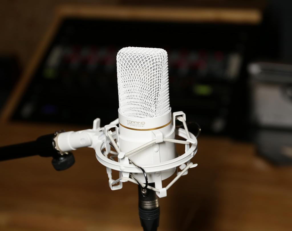 TOPPING Professional CL101 Studio Condenser Microphone, Gaming, XLR, Unidirectional, Shock Mount, Windscreen, Pop Filter, for Video Streaming, Home