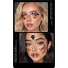 Halloween Ar Tatoveringsklistermærke, Vandtæt, Skræmmende, Blødende Sår, Midlertidigt Engangs Vandtæt Tatoveringsklistermærke til Fester