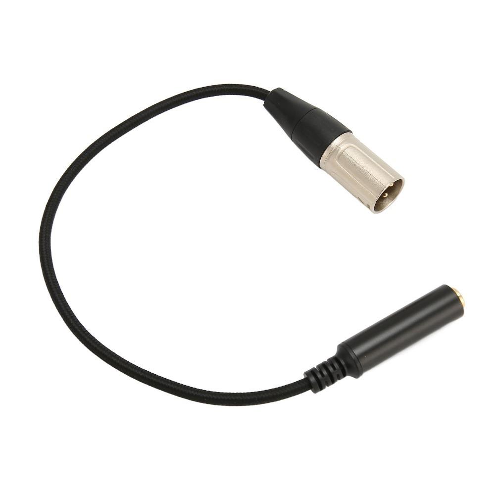 Balanced Connection 6.35 Mm 1/4 Inch Female To XLR Male Adapter Cable Microphone Connection