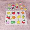 Colorful Alphabet Wooden Pegged Puzzle For Boys And Girls Above 3 Years Old