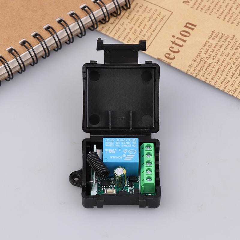 Universal Gate Remote Control Switch Dc 12V Rf 433 Mhz Asking Code Relay Receiver Diy Mini Module For Garage Door Led Lighting