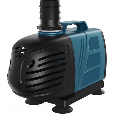 1000 GPH Submersible Inline Water Pump, 80W, 10ft Power Cord, Quiet Operation for Large Aquariums, Ponds, and Water Features