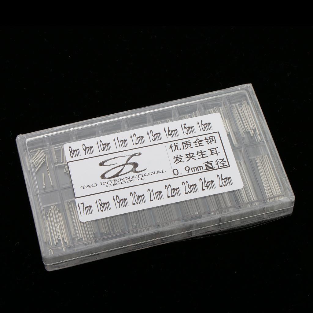 180 Pieces 8-25mm Stainless Steel Watch Band Cotter Pin Assortment Tool