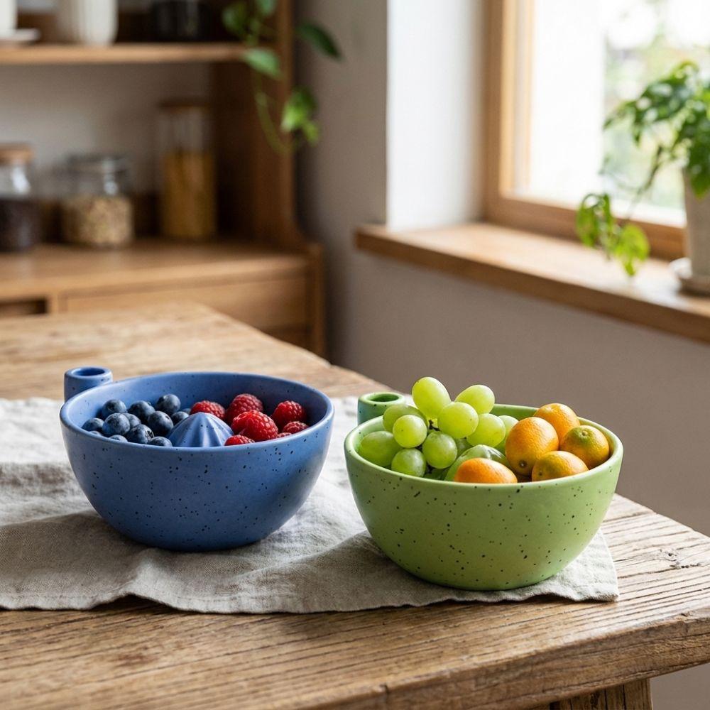 Ingebouwde Afvoeropeningen Automatische Fruit Wasbak Afvoeruitloop Bessen Zeefmand Keukengereedschap