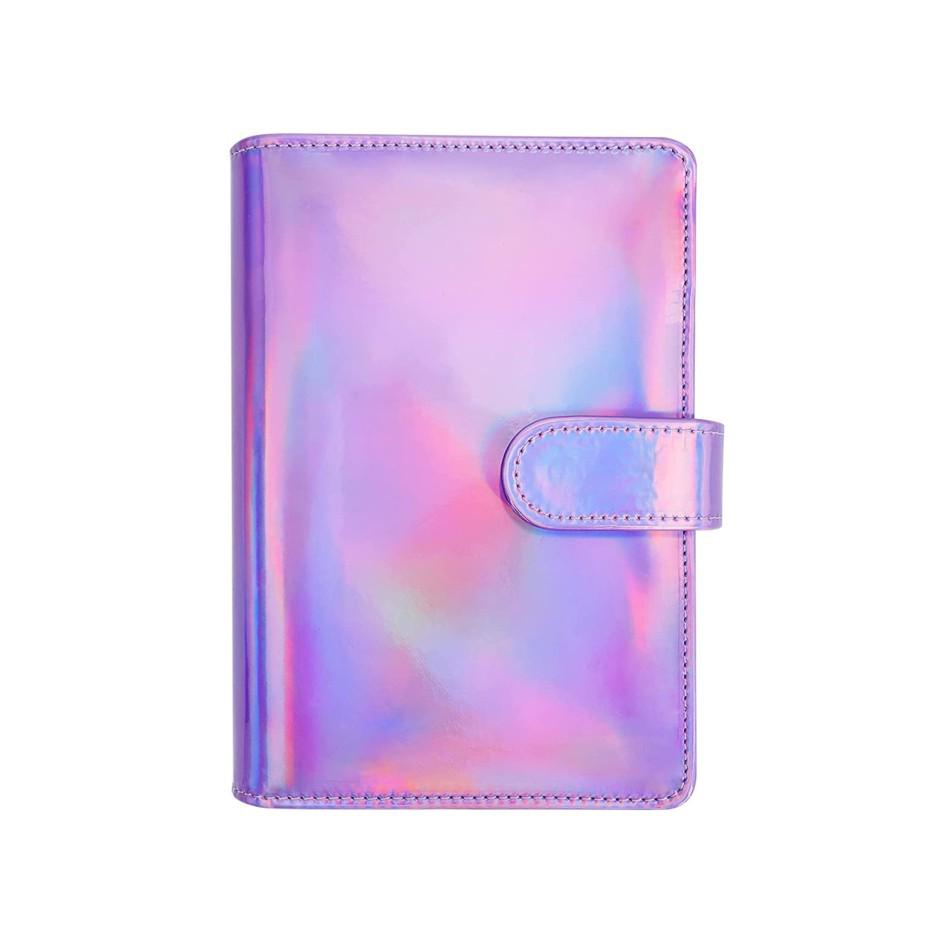 A6 Colorful Loose-Leaf PU Notebook & Budget Planner