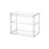 Acrylic Transparent Display Box Wall-Mounted Magnetic Model Storage Box with Lid Stackable Cosmetic Organizer Rack Collectibles