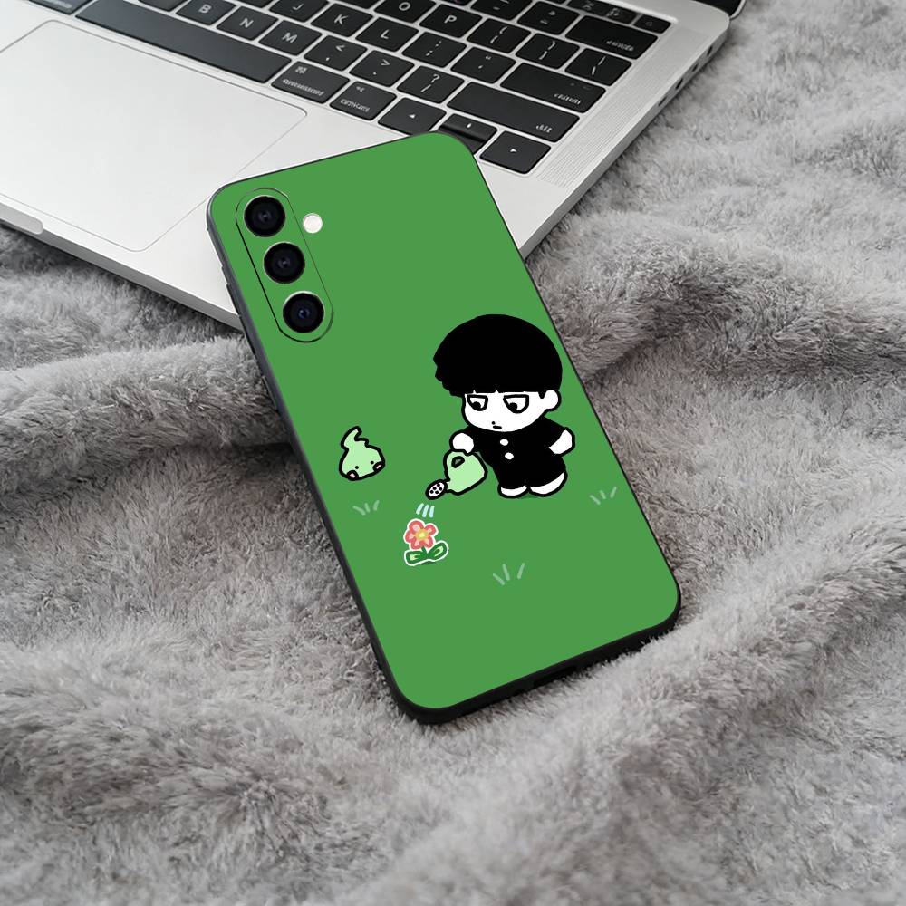 M-Mob -Psycho -100 Black Soft Silicone Phone Case for Samsung Galaxy A73, A71, A72, A70, A53, A52, A51