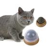 Catnip Ball Self Adhesive Rotatable Safe Ingredients Dental Care Multipurpose Clean Teeth Natural Edible Catnip Ball Cat Wall Treats Pet Supplies