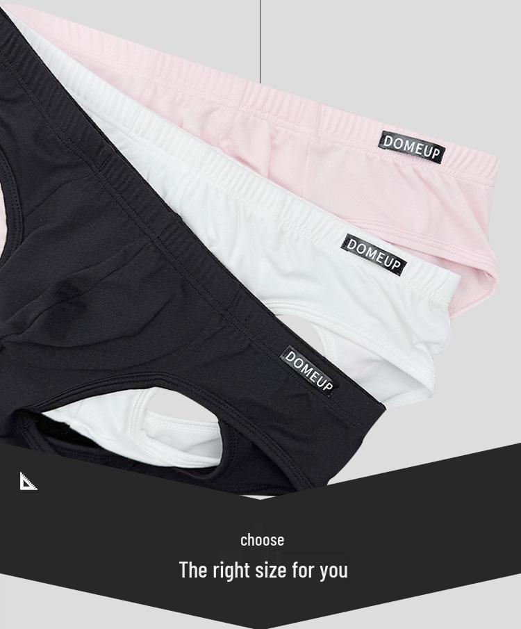 Men's Low Waist Hollow Back Hip-Lifting Thong Underwear