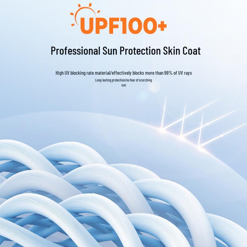 Cămașă din Mătase de Gheață UPF 100+ de Protecție Solară pentru Bărbați și Femei - Echipament Ușor, Respirabil, Anti-UV pentru Vară, Activități în Aer Liber și Pescuit