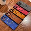 New Magnetic Cloth Pattern Elk Case for iPhone 13-16 Pro Max