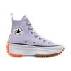 Converse Run Star Hike Synthetic Leather Trendy Comfort High Top Espadrilles Unisex Purple