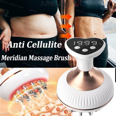 Elektrischer Anti-Cellulite-Massager Meridian-Massagebürste Körpermassage Lymphdrainage Mikrostrom Heizung Schaber Guasha-Form