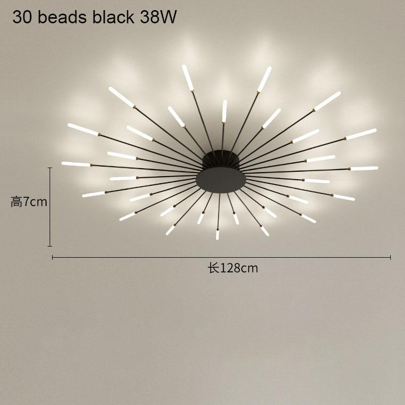 LED Firework Ceiling Lamp Creative Unique Design A.C. Powered 85-265V for Living Room Bedroom Hotel Hall