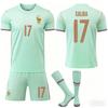 2026 World Cup France Aways Football Jersey for Kids and Adults SALIBA #17