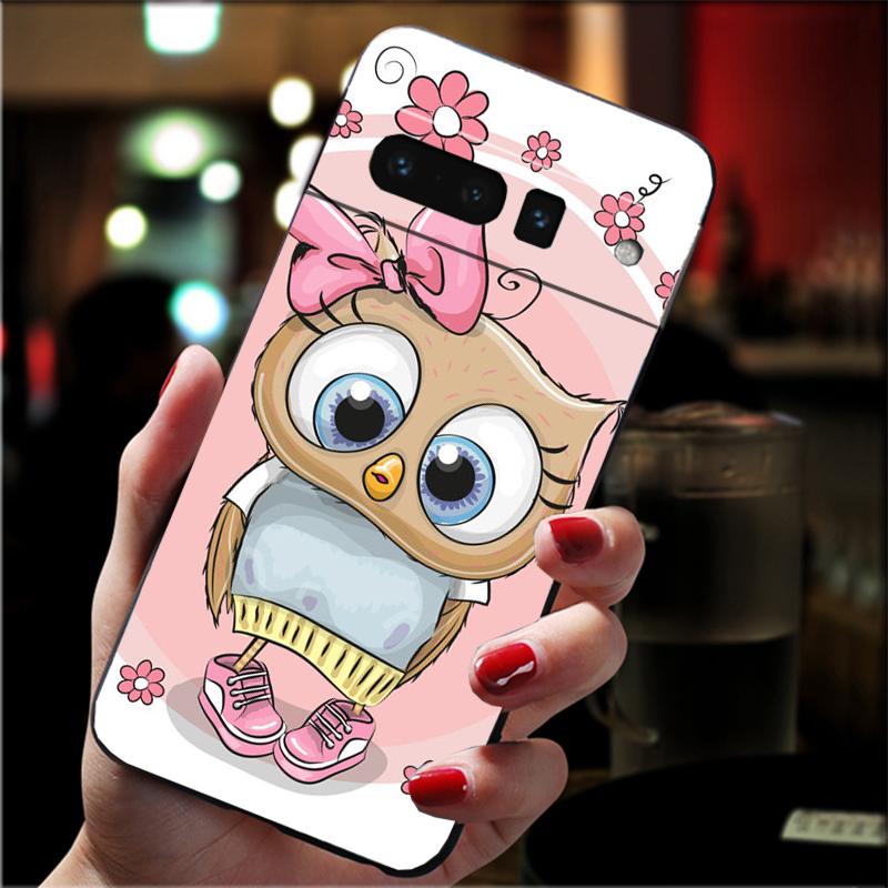 

Phone Case For Google Pixel 10 9 Pro XL 9A 8 7 6 Pro Pixel 8A 7A 6A Pixel 8 7 6 5 Cute Cartoon Owl Google Pixel 6