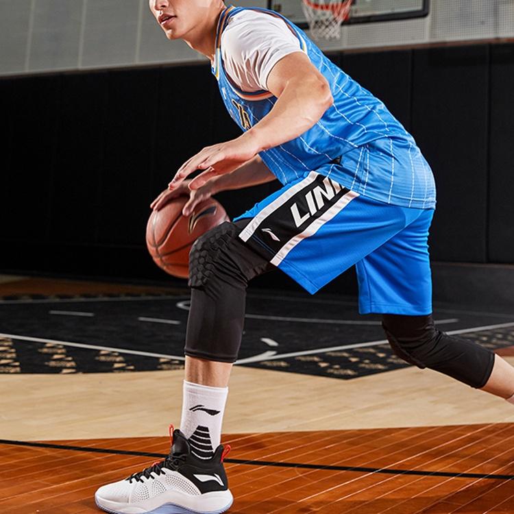 Li-Ning x CBA Jeremy Lin Beijing Ducks Road Jersey 'Light Blue' Men's AAYR053-1