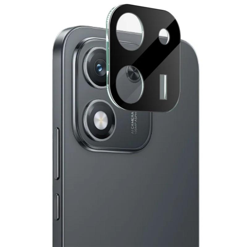 

For Honor X70i Camera Lens Protector WANLONFENG HD Full Black Silk Printed Lens Film Black