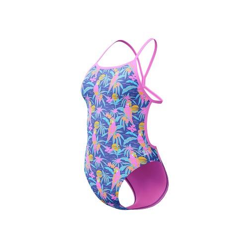 SPEEDO Parrot Party One-Piece V-Back (8-1284318205)