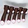 New Super Realistic Dildo Soft Skin Silicone Penis Glans With Powerful Suction Cup Anal Sex Toys For Woman Vagina Hot Dick XXL