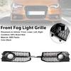 2PCS Front Bumper Fog Light Cover Grille Grill 8X0807682B 8X0807681B Fit A1 S-Line 2011-2014