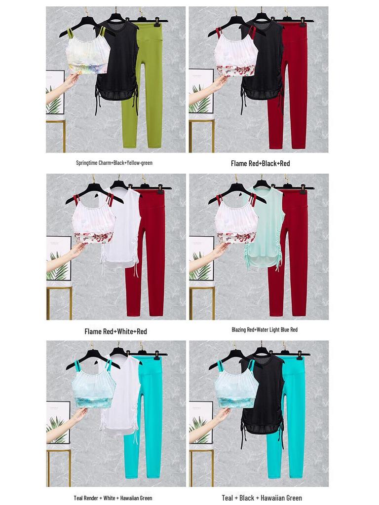 Women's High-Intensity Shockproof Sports Bra & Yoga Vest Set