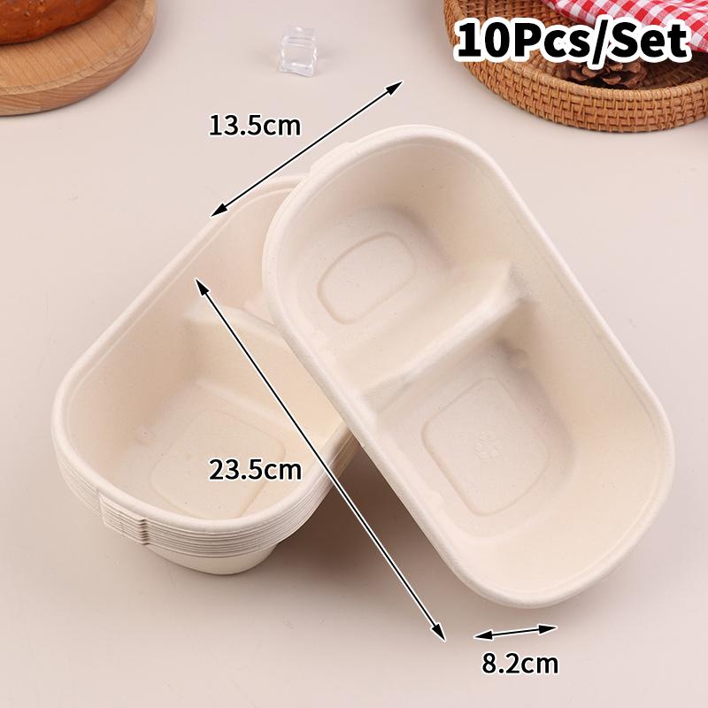 Disposable Takeaway Light Food Lunch Box Biodegradable Pulp Salad Box Environmentally Friendly Pulp Sushi Fat Reducing Bento Box