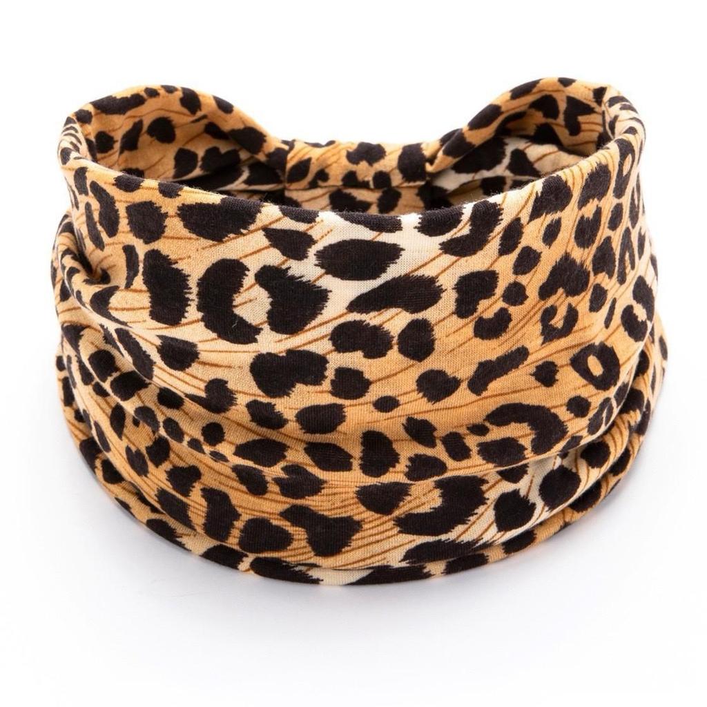 Bohemian Sweat-Absorbing Elastic Cotton Headband for Women - European & American Yoga Sport Hair Accessory