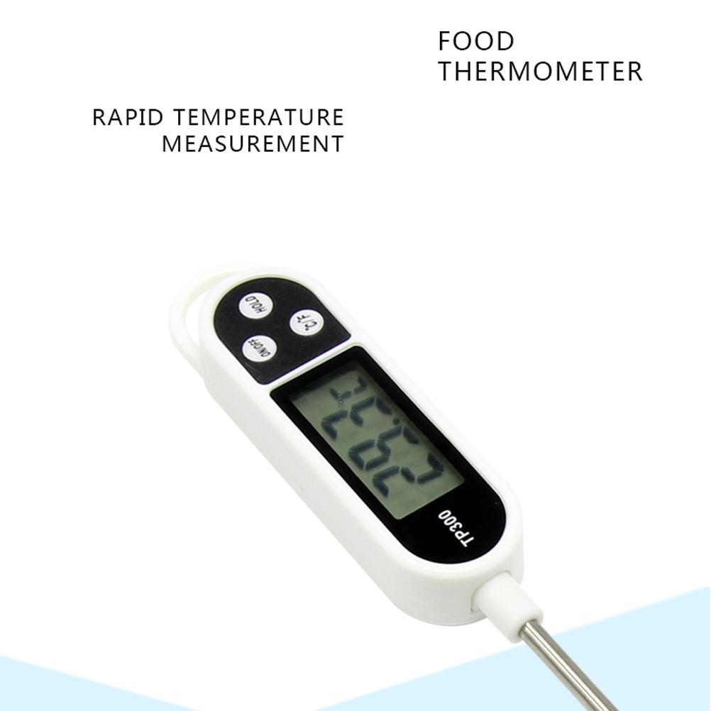 Elektronisk mattermometer Kök Matlagning Direktavläsning Digital termometer För Kött Vatten Olja Mjölk