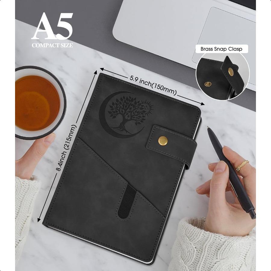 

Блокнот-журнал A5 в твердой кожаной обложке, с 200 страницами плотной чистой бумаги для мужчин и женщин, без линовки, для рисования, письма, J United States