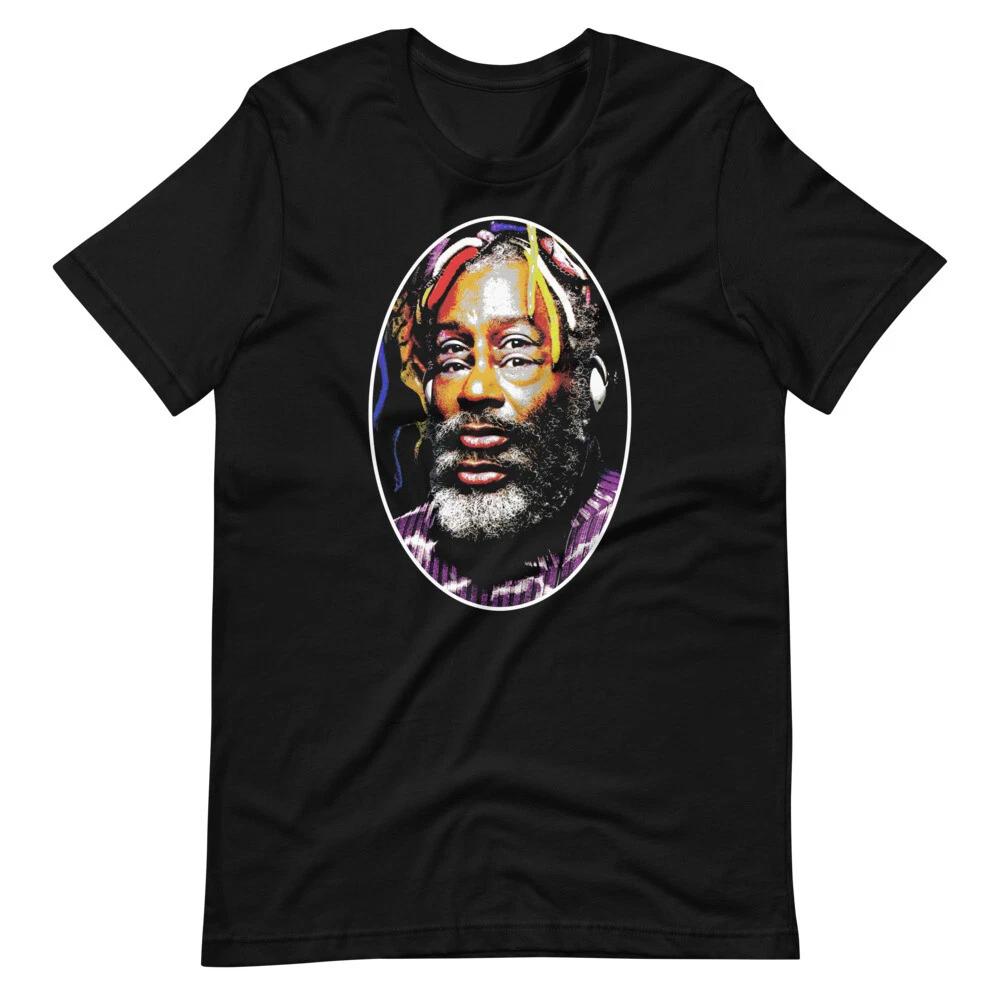 

GEORGE CLINTON Illusion Portrait Black Tee Short-Sleeve Unisex T-Shirt L