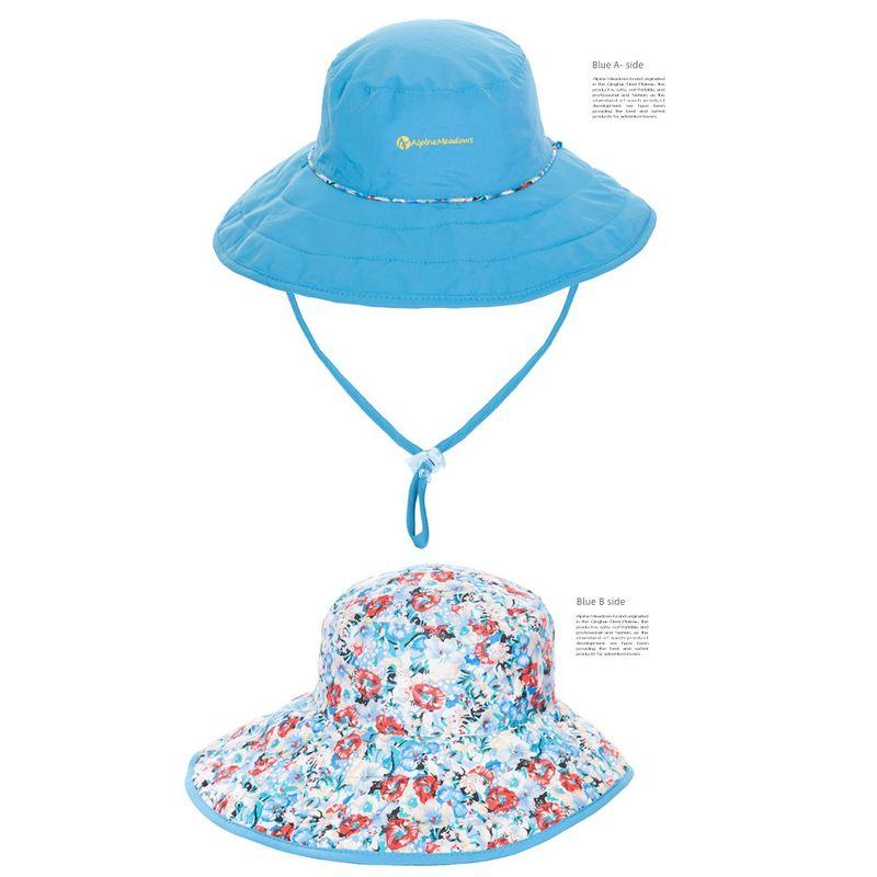

Women s Large Brim Quick-Dry Bucket Hat Travel Jungle Outdoor Light blue All yards