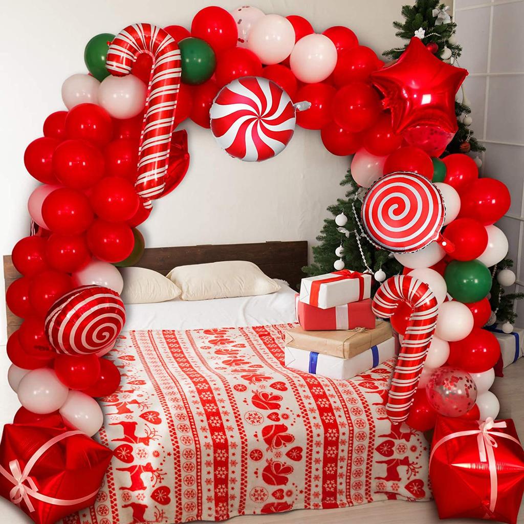 Christmas Aluminum Film Balloon Set Merry Christmas Christmas Party Balloon Chain Decoration