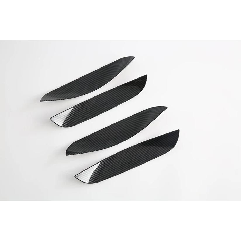 For BMW X3 2025 2026 Car Accessories Carbon fiber style Door Handle Bowl Cover Cup Cavity Trim ert Catch Molding Garnish Carbon fiber style