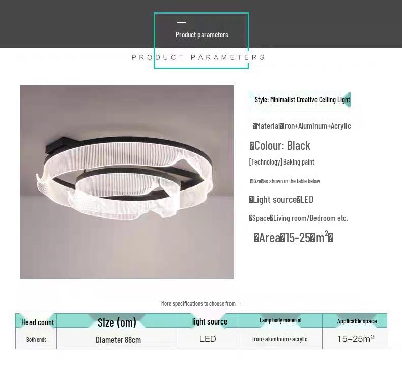 2025 Ultra-Minimalist Italian Ring Ceiling Light: Modern Full Spectrum for Living Room or Bedroom