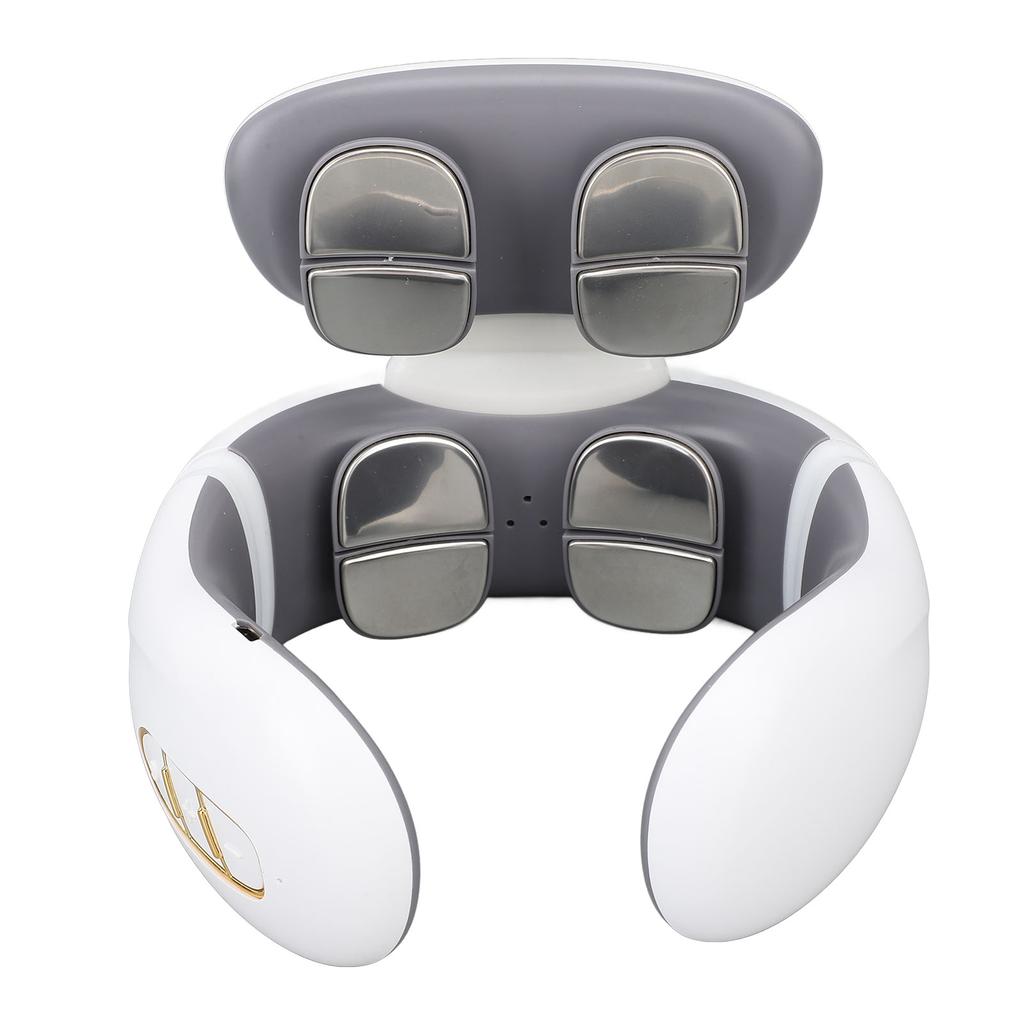 Elektrisches Puls-Nackenmassagegerät mit 8 Massageköpfen, 6 Modi, 15 Stufen, intelligentes schnurloses TENS-Gerät für