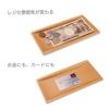iFREEMEN Wooden Cash Coin Small Item Cashier Coin Cashier Tray Tray, Tray, Tray, Holder, Tray, Tray, (Natural)