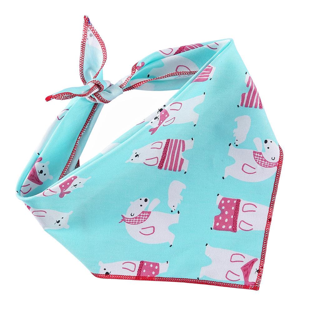 Popular Pet Scarf Triangle Scarf Urban Dog Carnival Husky Satsuma Large Dog Birthday Saliva Scarf