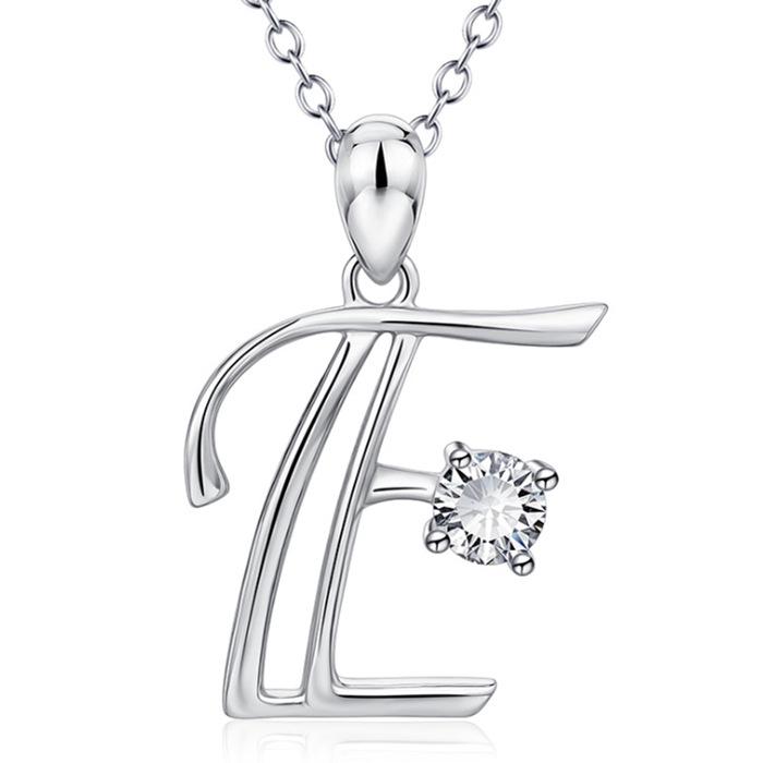 Fashionable 26 Letter Rhinestone Necklace Elegant Personalized Pendant Choker Stylish Versatile Jewelry Accessory For Women