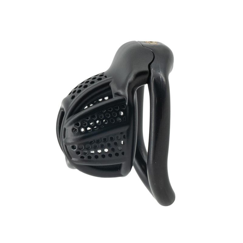 Resin Penile Plastic Restraint Cage S/M/L Easy to Clean Invisible Arc Ring Honeycomb Mesh Male Chastity Lock Sex Products