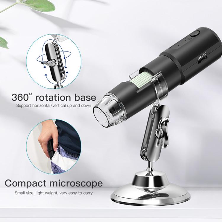 1000x HD Digital Microscope with WIFI for Android and Computer - Ideal for Mobile Phone Repair and Measurement