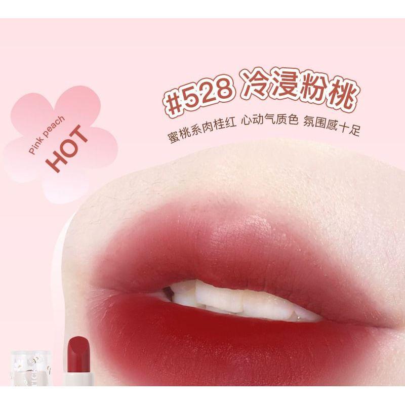 MANSLY - Flower Light Color Soft Matte Lipstick - 4 Colors
