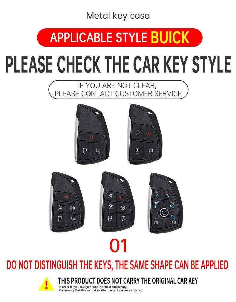 Buick Regal, Envision, GL8, LaCrosse, Encore, 2024 Excelle Premium Key Cover with Buckle