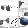 Retro Style Metal Round Polarized Blue Light Reduces Eye UV400 Protection Frame x Black Blue Light Blocking [Nexidust] Sunglasses, Unisex, Lenses,