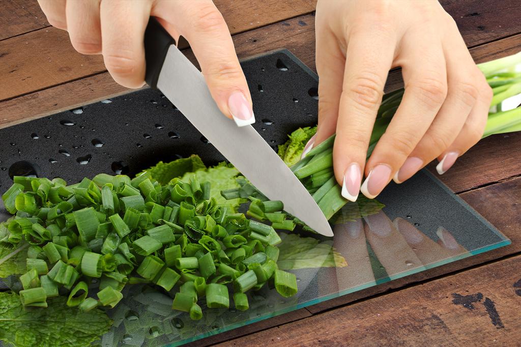 GLASS CUTTING BOARD 35x52 Drops