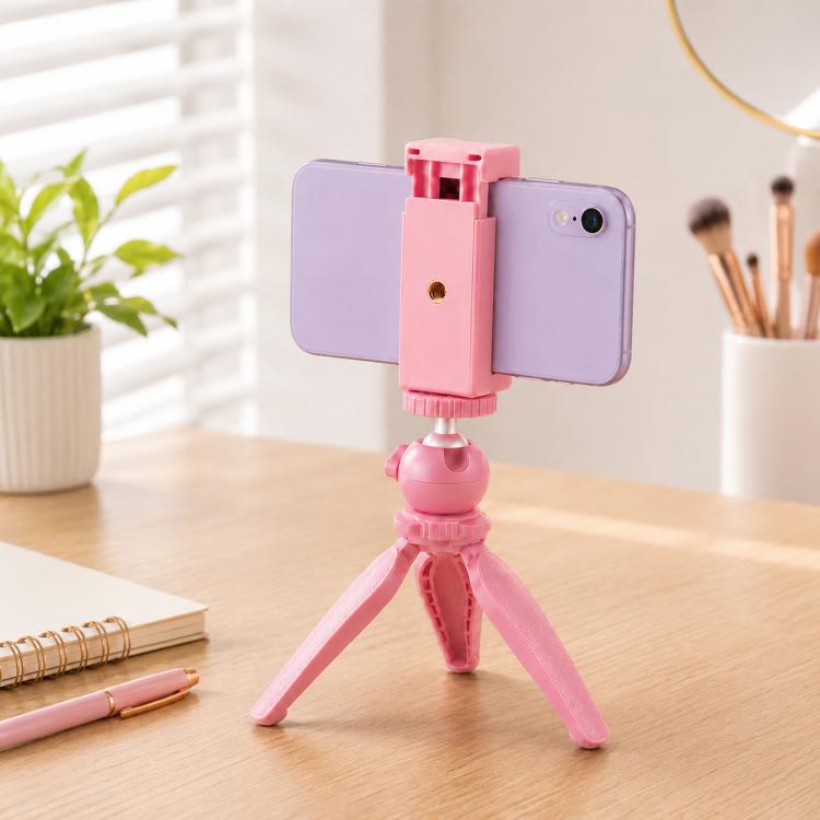 PULUZ Selfie Stick Statyw Uchwyt do Telefonu z Otworami na Śrubę 1/4 cala i Bazą Zimnego Buta
