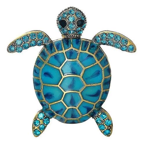Gilded Flower Brooch, Bee/sea Turtle, Jewelry For Women