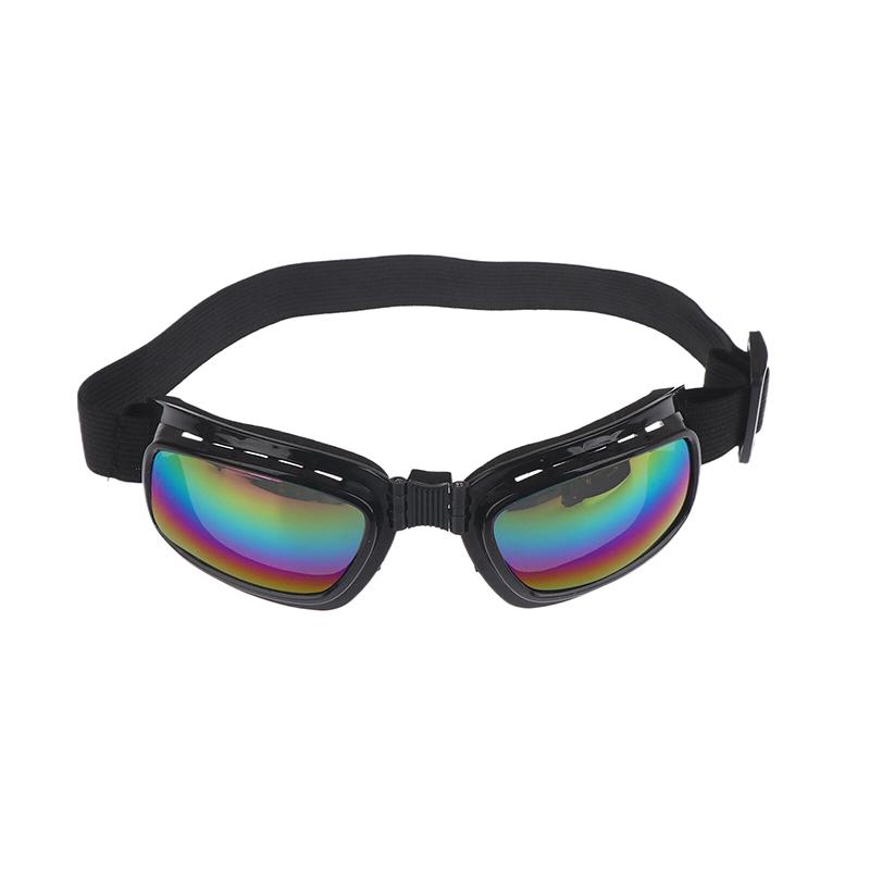 Foldable All-Weather Safety Glasses Anti-Fog Windproof Goggles for Motorcycle, Cycling, Multi-Sport Protective Eyewear with Case