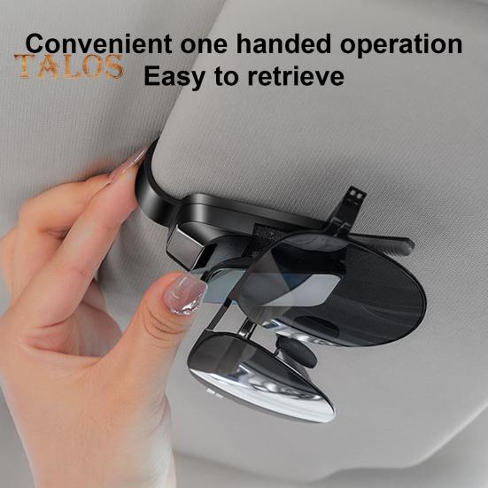 Univerzální spona na zorníky do auta Držák slunečních brýlí na jednu ruku s uchopením Bezpečná spona na věšák na sluneční brýle Víceúčelový organizér do auta na karty Sluneční brýle