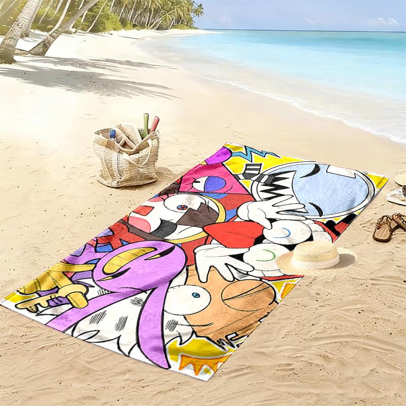 The Amazing Digital Circus2 Print Beach Towel, Large Soft Quick Dry Towel for Beach Camping Swimming